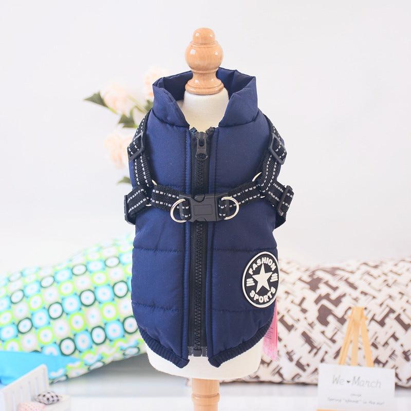 Winter Wonderland Pet Hooded Coat - Stylish And Warm Dog Jacket For