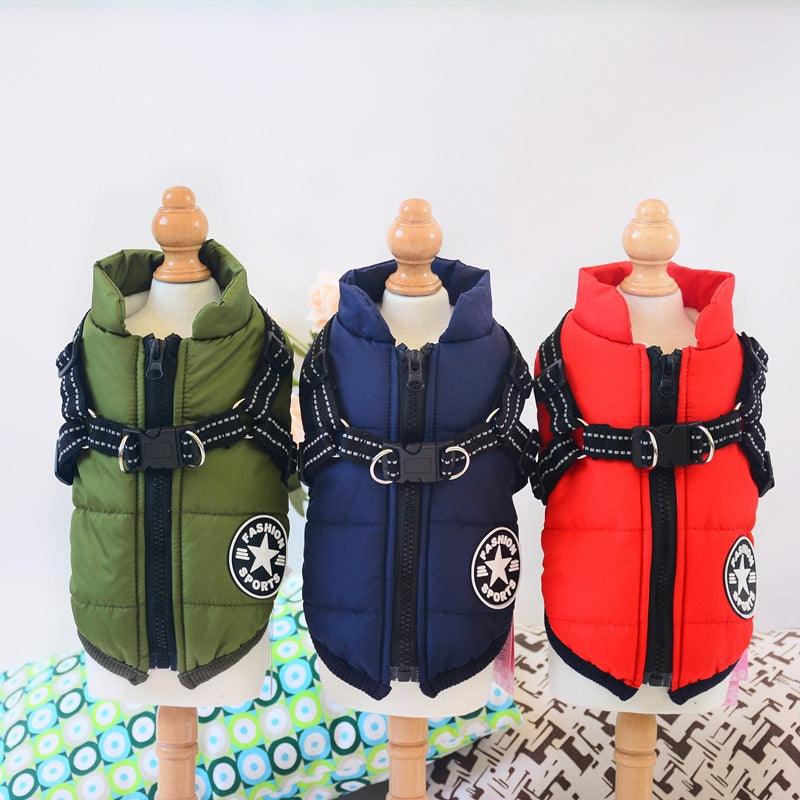 Winter Wonderland Pet Hooded Coat - Stylish And Warm Dog Jacket For