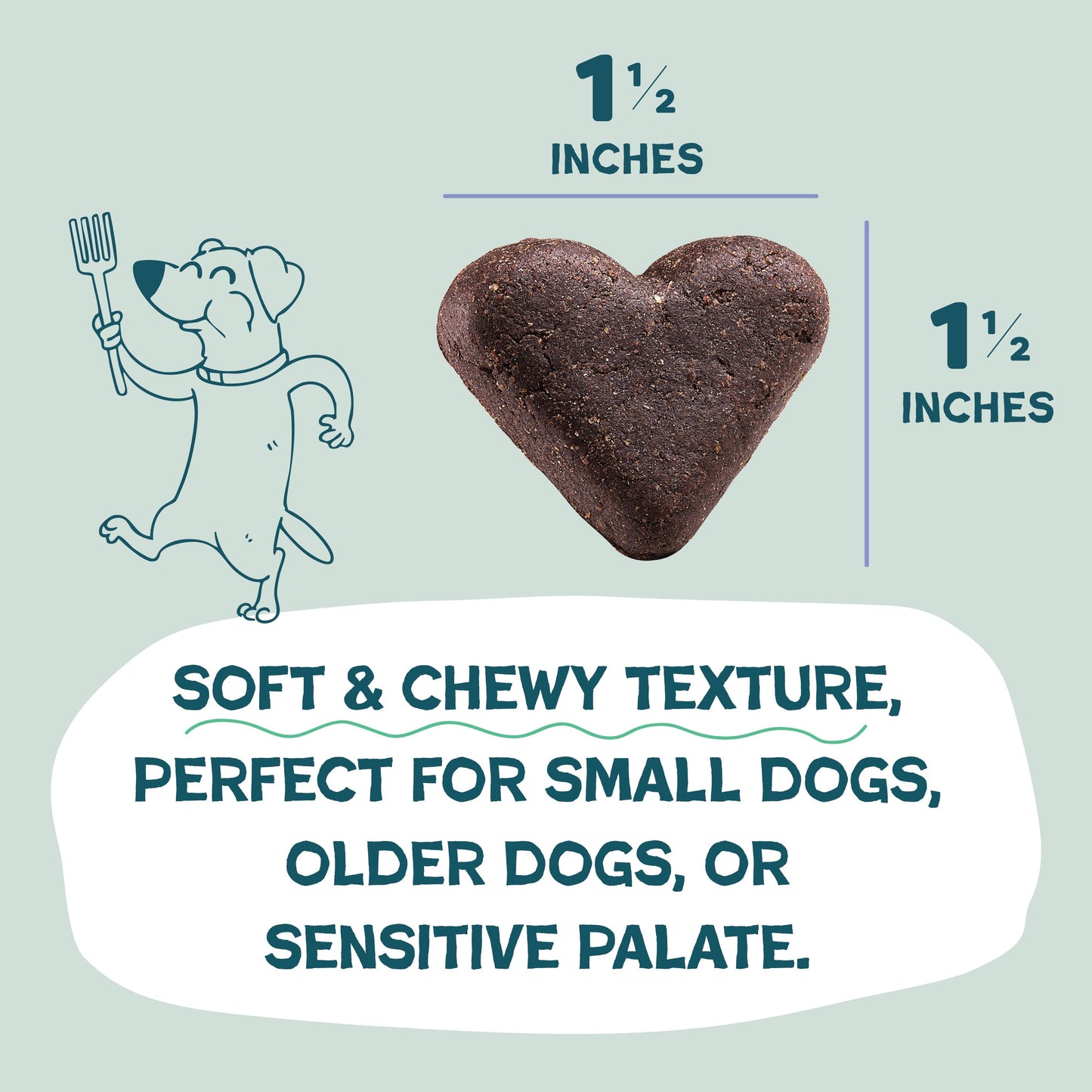 Blueberried Treasure Soft Baked Dog Treats